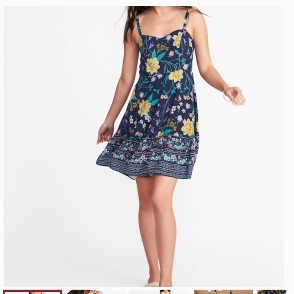 Floral sundress from Old Navy.